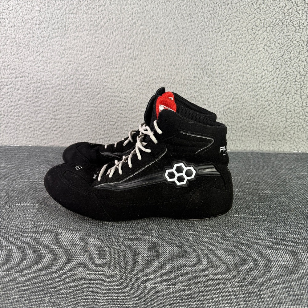 RUDIS Ninety-5 Wrestling Shoes Mens 11 Black White RUDNC1001-BBW-11 High Top